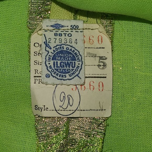 Vintage Sequin Lurex Holiday Minidress 60s - Picture 7 of 7